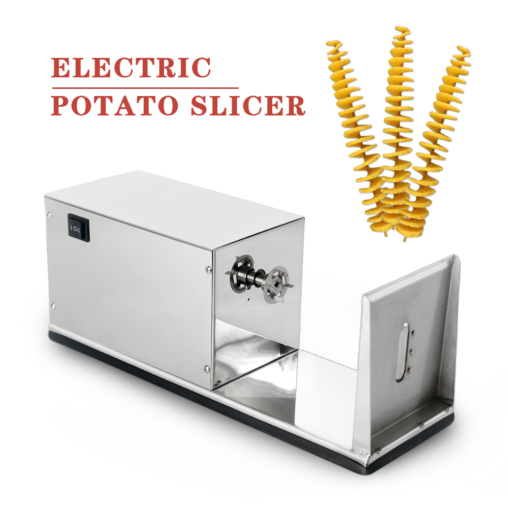 Commercial Kitchen Outlets - Mesin pembuat menara kentang listrik stainless