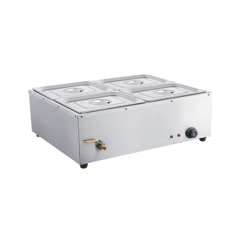 Bain Marie Food Warmer - Penghangat Makanan Listrik 4 Tangki Tipe