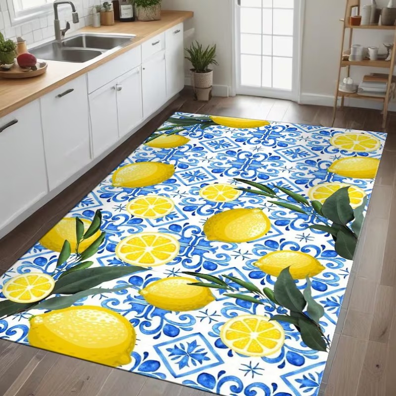 Commercial Kitchen Tile Flooring - Karpet Ubin Lemon Mediterania Musim Panas