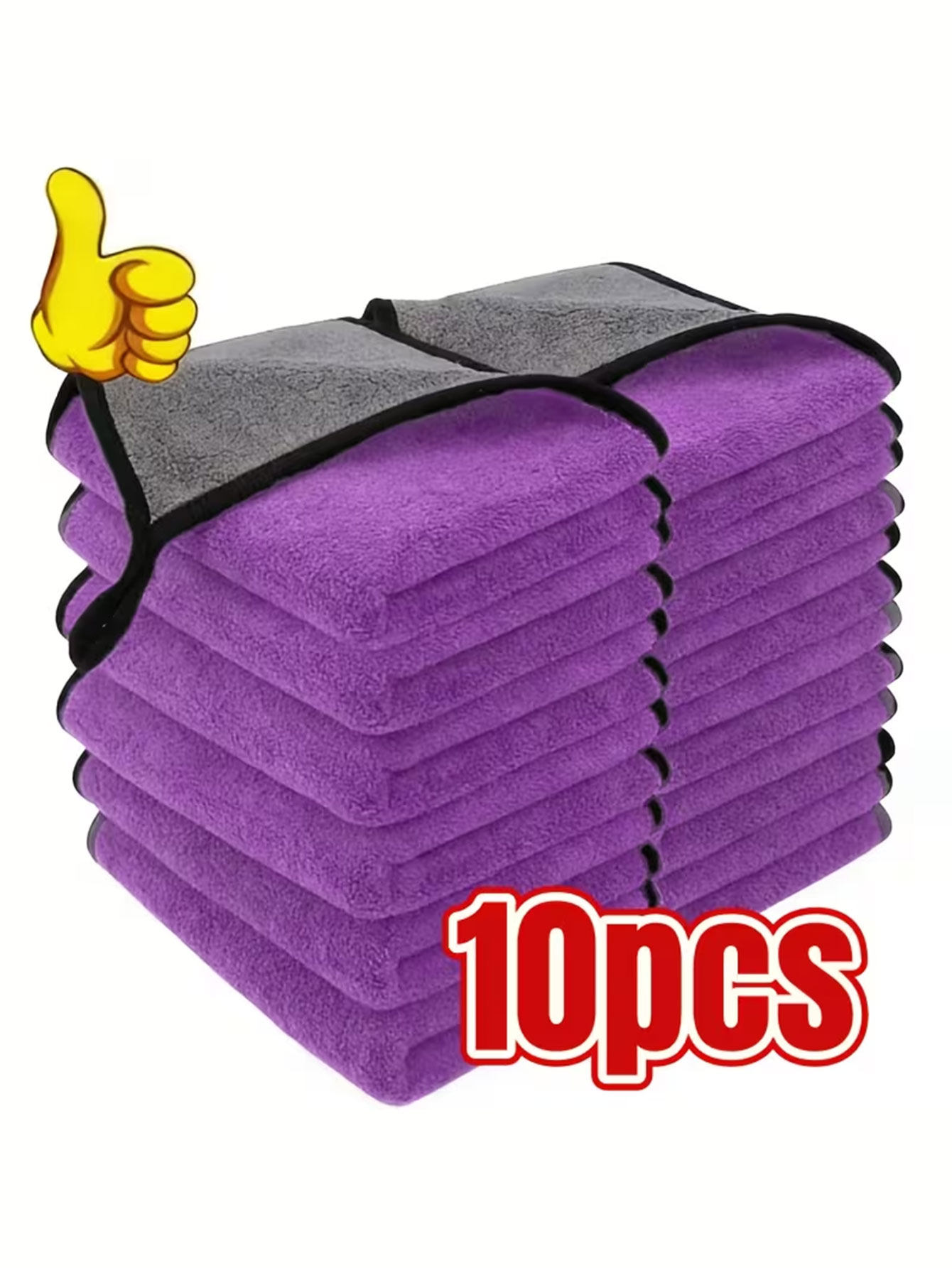 Commercial Kitchen Towels - 10-Pack Kain Lap Pembersih Mikrofiber Beludru