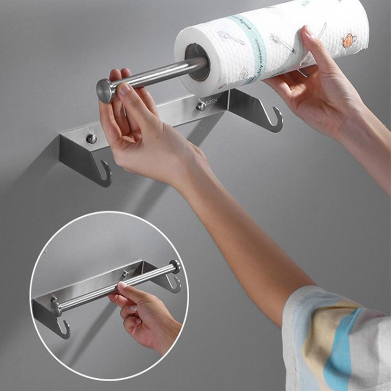 Commercial Kitchen Towels - Tempat Tisu Dapur Stainless Steel Tanpa