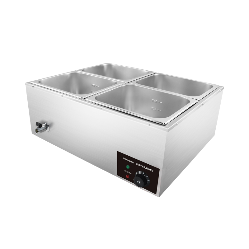 Bain Marie Food Warmer - Peralatan Katering Komersial Baja Tahan Karat