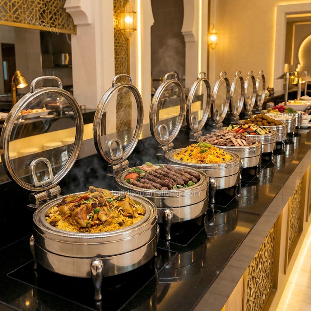 Bain Marie Food Warmer - Pemasok Pemanas Makanan Prasmanan Restoran Huadison,