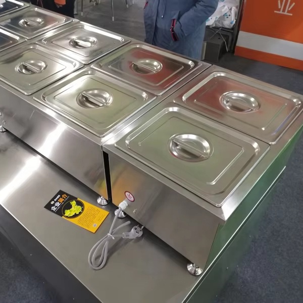 Bain Marie Food Warmer - Peralatan Konter Display Penghangat Makanan Dapur