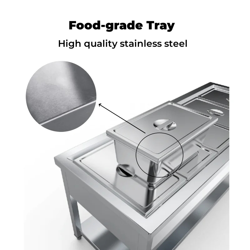 Pemanas Makanan dengan Display - Bain Marie Food Warmer ulasan dan harga