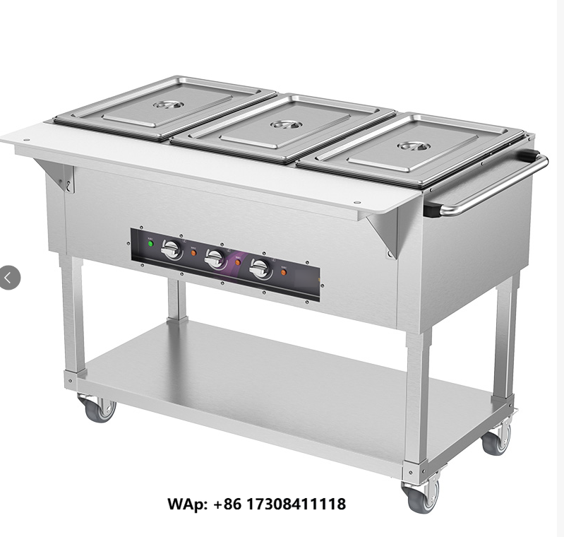 Pemanas Makanan Komersial List - Bain Marie Food Warmer ulasan dan harga