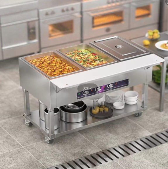 Pemanas Makanan Komersial List - Bain Marie Food Warmer ulasan dan harga
