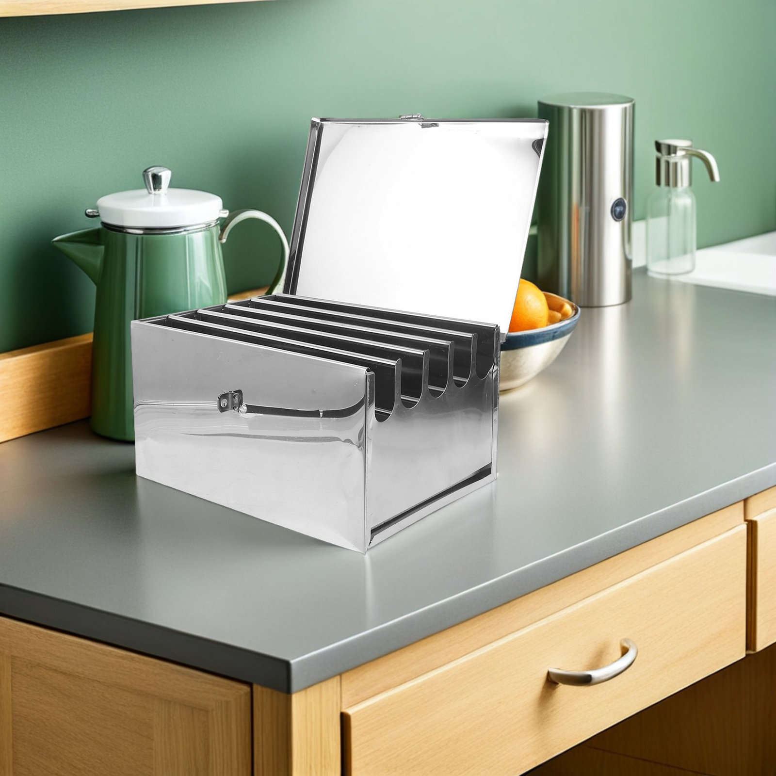 Rak Pisau Dapur Komersial, Tem - Commercial Kitchen Knife Storage ulasan dan harga