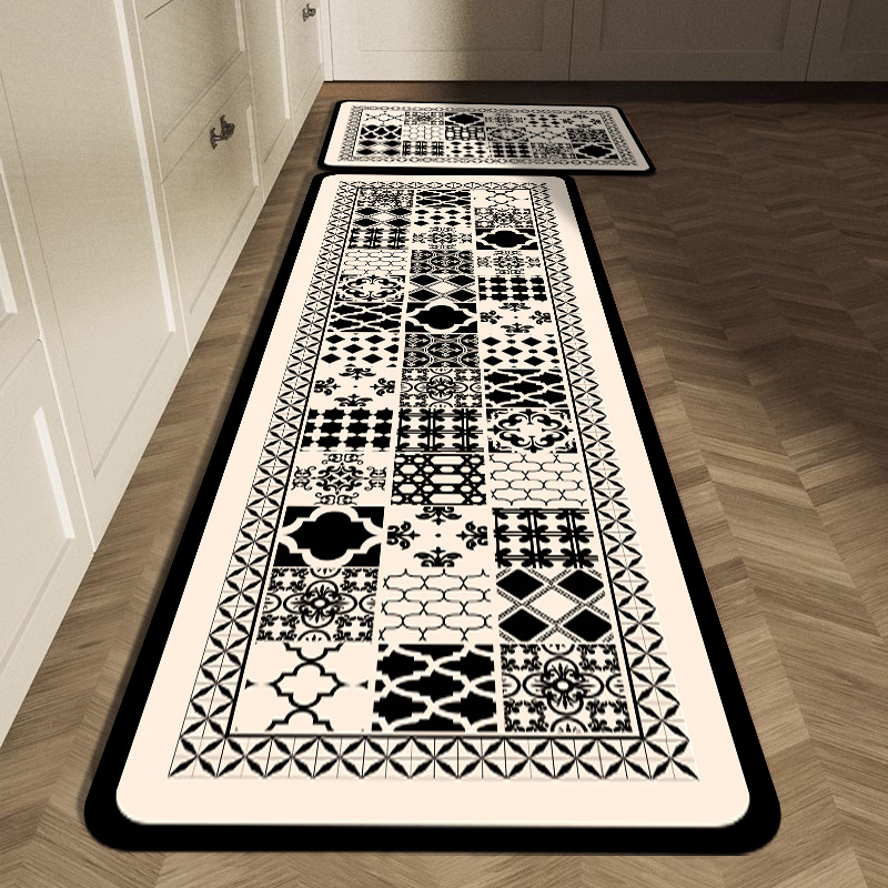 Set Keset Dapur Motif Geometri - Commercial Kitchen Tile Flooring ulasan dan harga