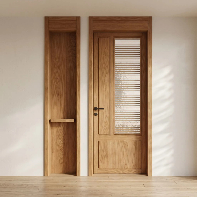 Pintu geser interior kayu soli - Commercial Kitchen Interior Design ulasan dan harga