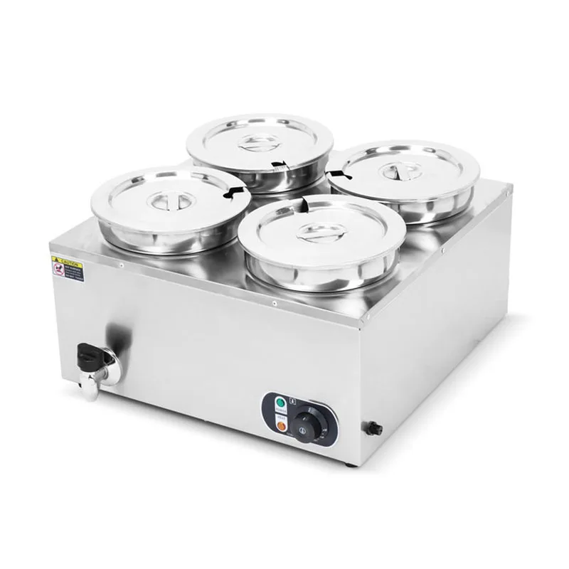 4 Panci Bundar Stainless Steel - Bain Marie Food Warmer ulasan dan harga
