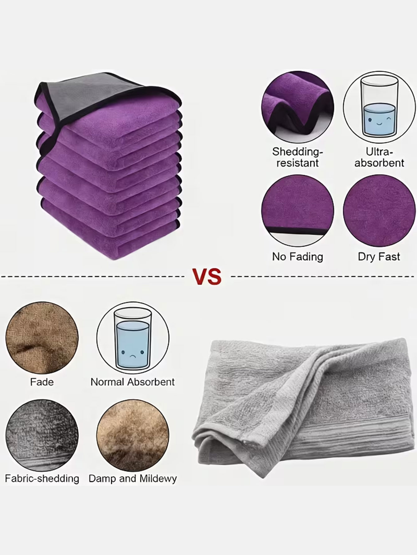 10-Pack Kain Lap Pembersih Mik - Commercial Kitchen Towels ulasan dan harga