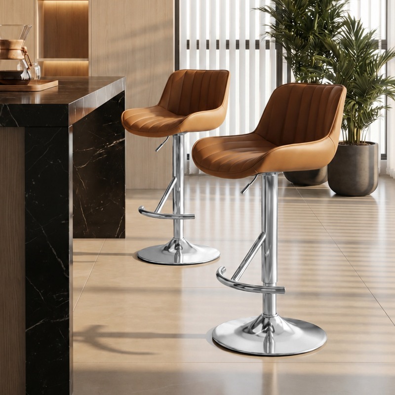 Kursi Bar Tinggi Kayu Elegan V - Commercial Kitchen Interior Design ulasan dan harga