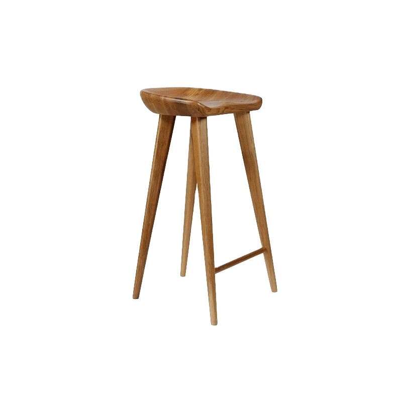 Kursi Bar Kayu Solid Gaya Amer - Commercial Kitchen Interior Design ulasan dan harga