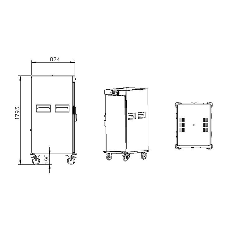 Lemari Pemanas Makanan Vertika - Commercial Kitchen And ulasan dan harga