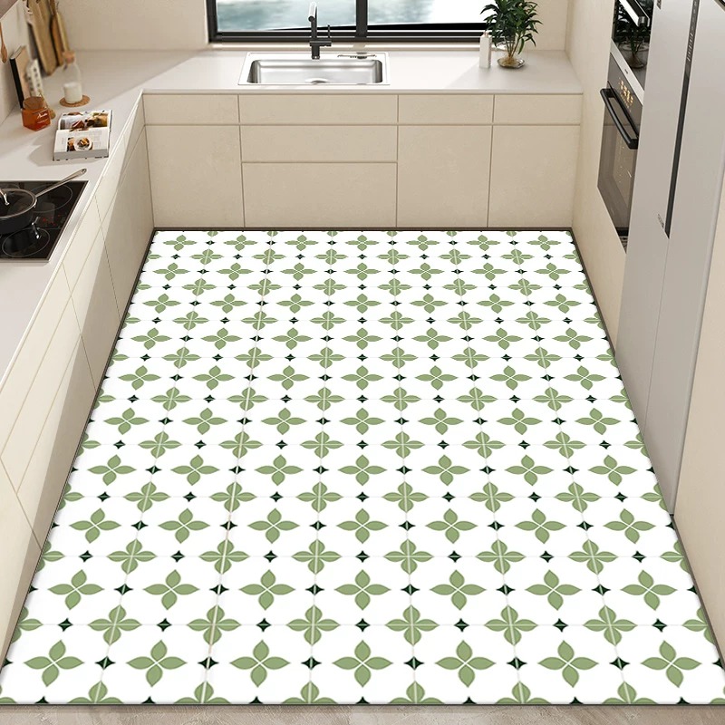 Karpet Dapur PVC Tahan Air Tah - Commercial Kitchen Tile Flooring ulasan dan harga