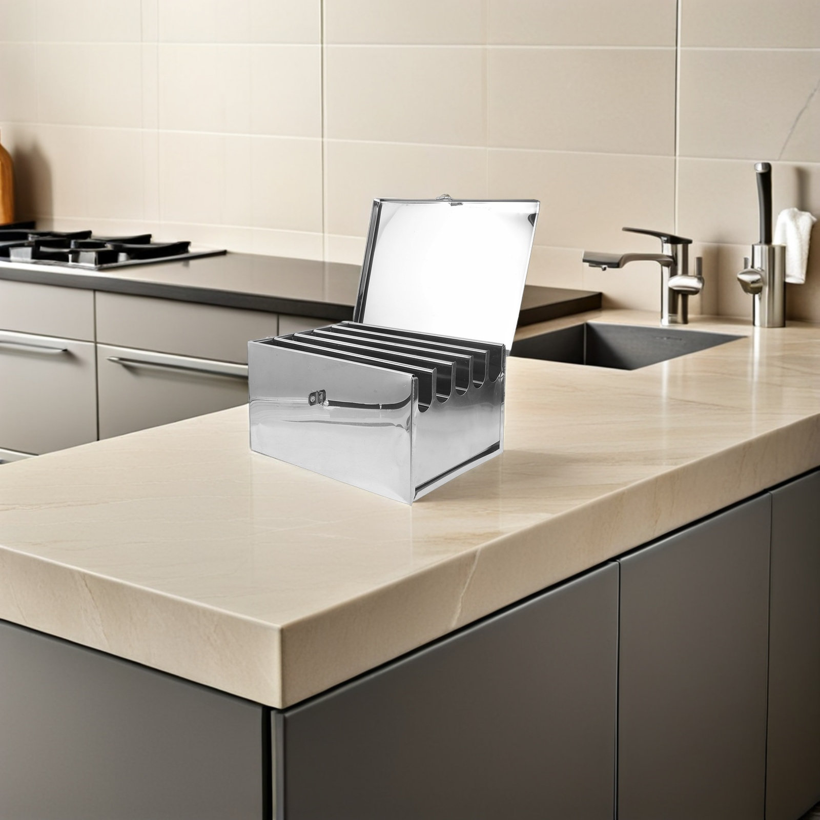 Kotak Penyimpanan Pisau Dapur  - Commercial Kitchen Knife Storage ulasan dan harga