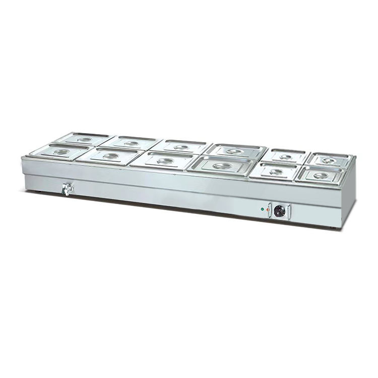 Pemanas Makanan Listrik Komers - Bain Marie Food Warmer ulasan dan harga