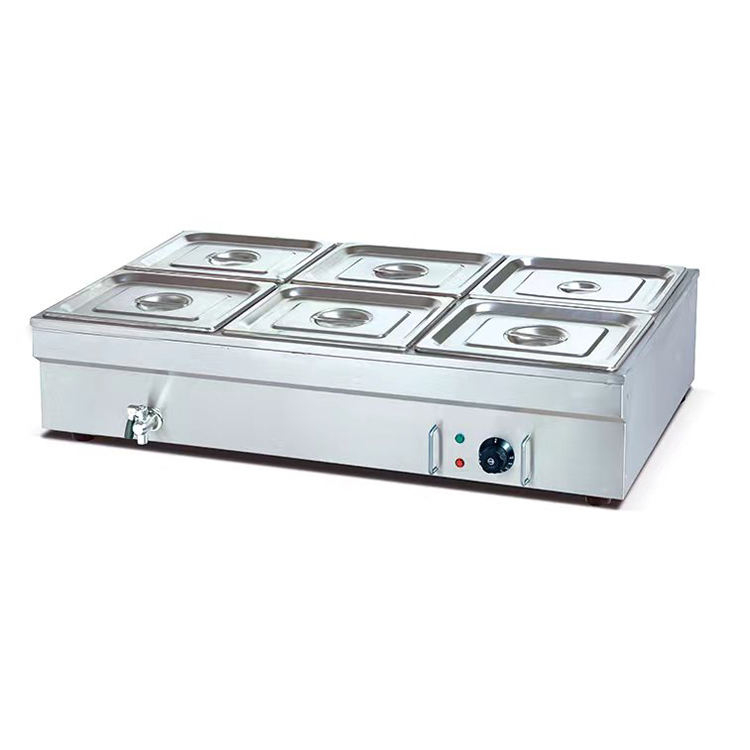 Pemanas Makanan Listrik Komers - Bain Marie Food Warmer ulasan dan harga